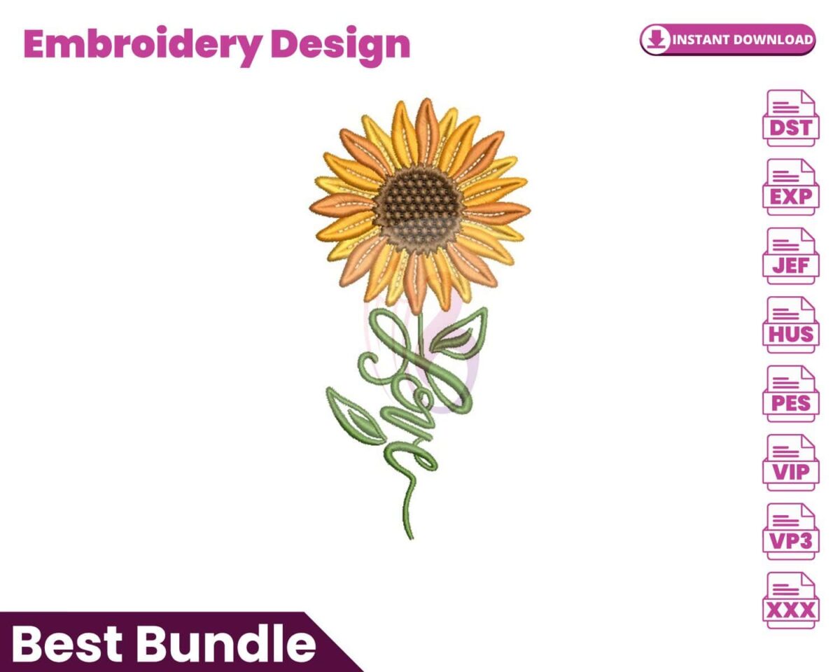 sunflower-love-embroidery-design