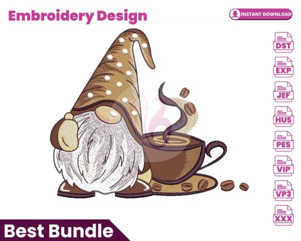 coffee-gnome-embroidery-design