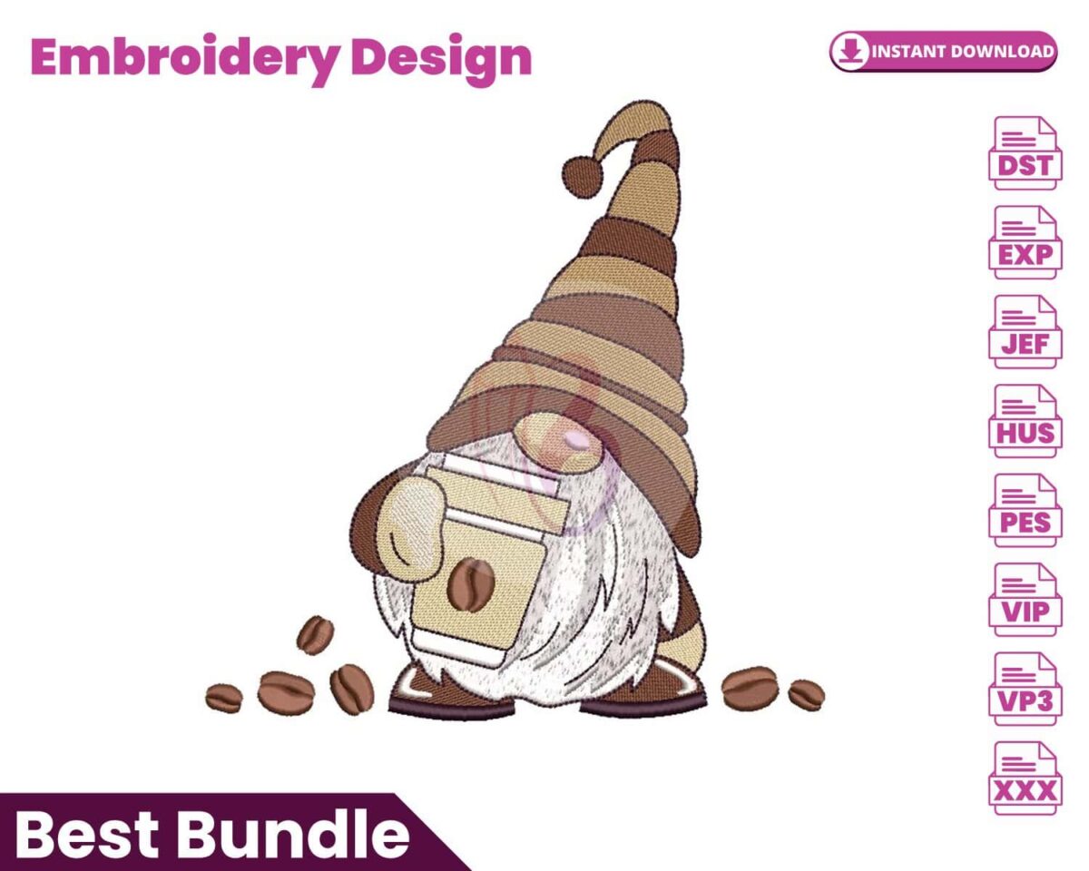 coffee-gnome-embroidery-design