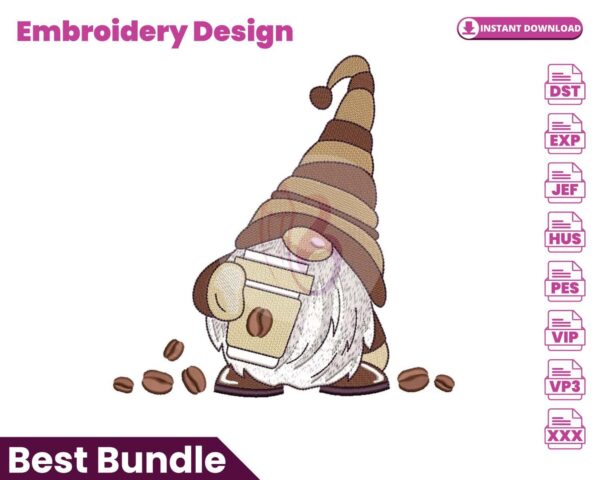 coffee-gnome-embroidery-design