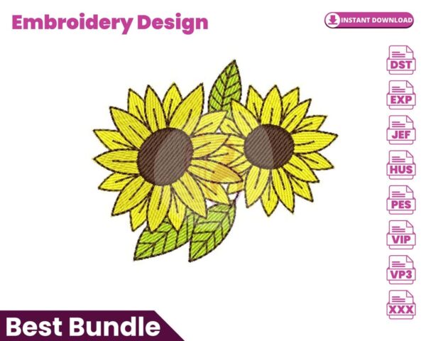 sunflower-embroidery-design