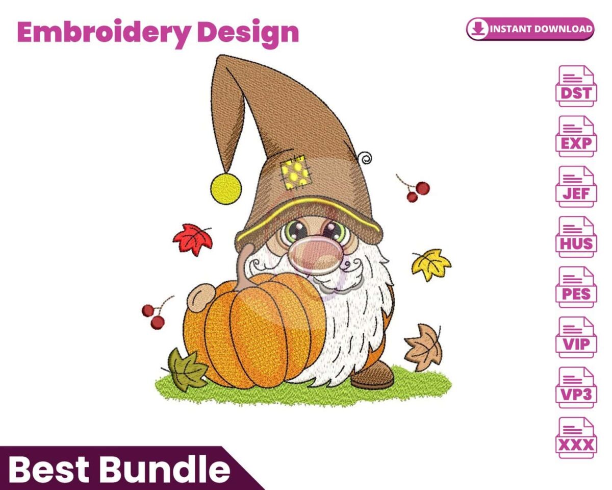 fall-gnome-embroidery-design