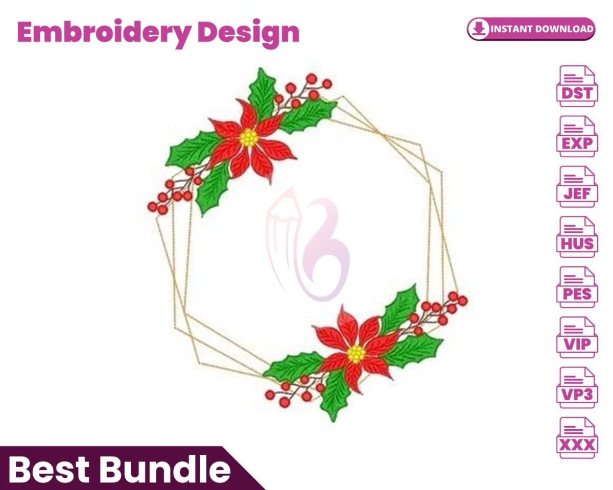 christmas-frame-embroidery-design