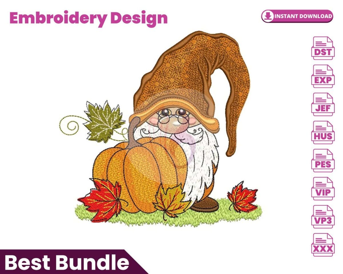 fall-gnome-embroidery-design