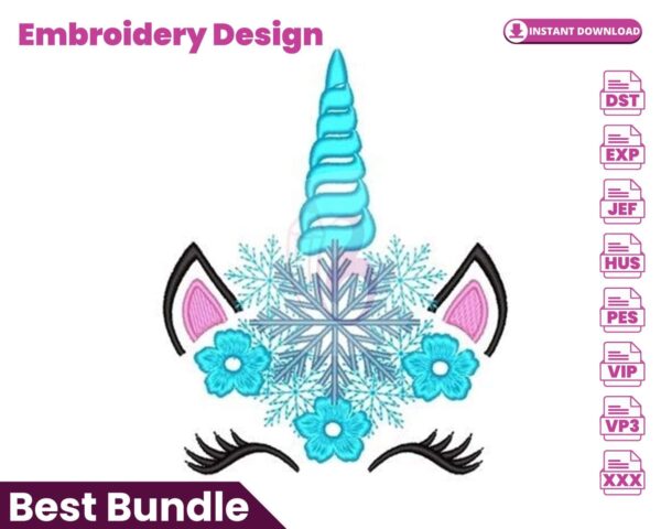 christmas-unicorn-embroidery-design