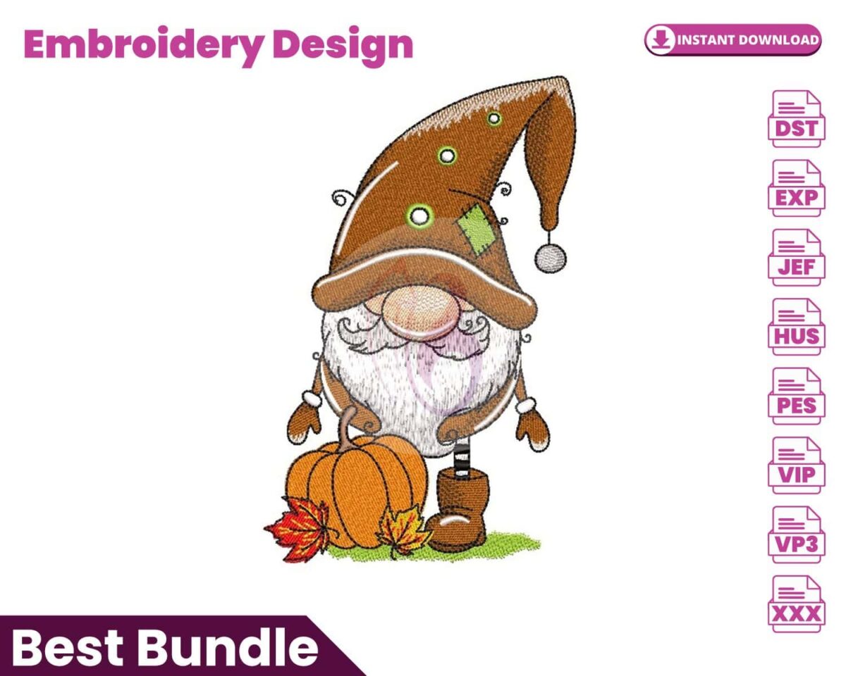 fall-gnome-embroidery-design