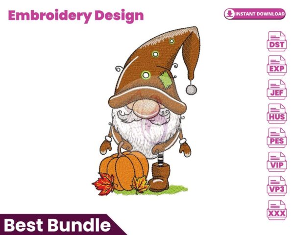 fall-gnome-embroidery-design