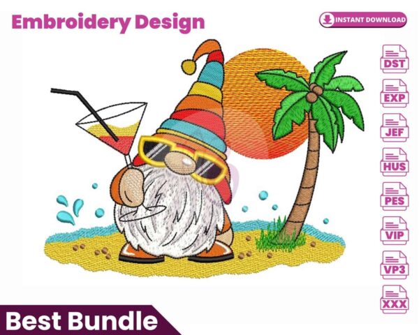 summer-gnome-with-a-cocktail-embroidery-design