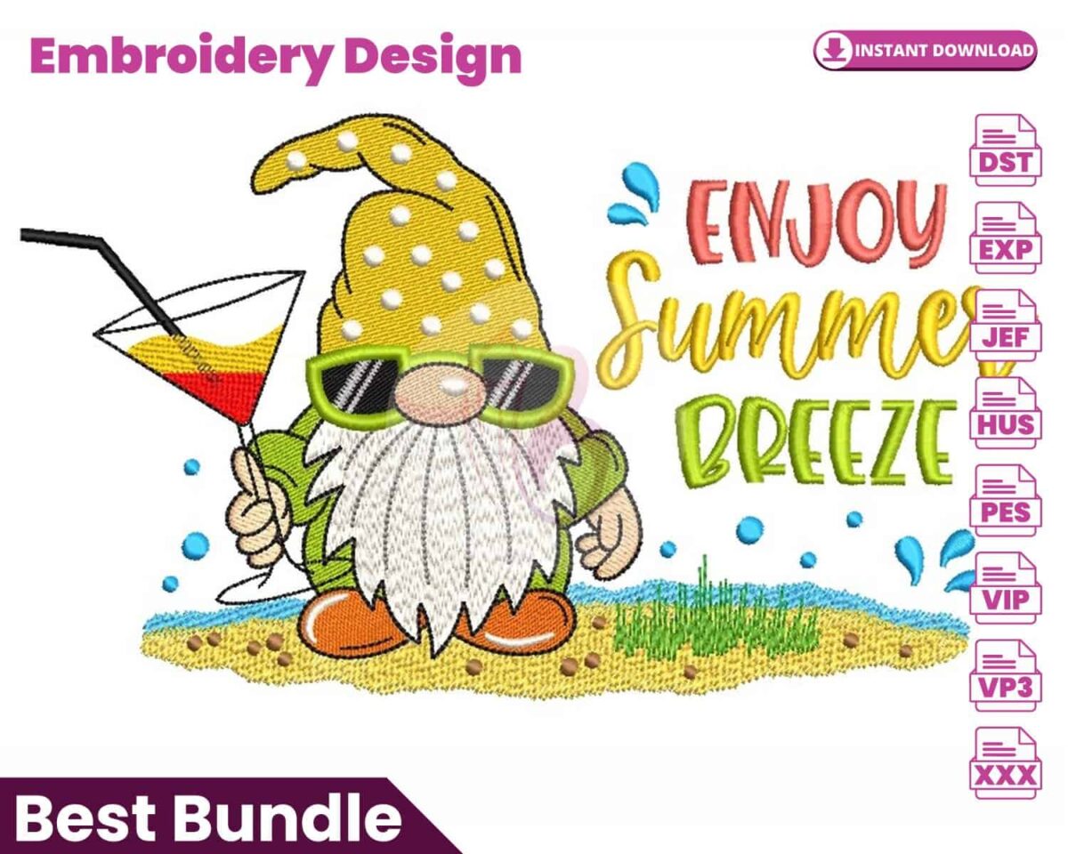 enjoy-summer-gnome-embroidery-design