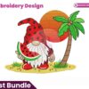 summer-gnome-with-a-watermelon-embroidery-design