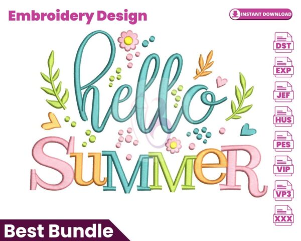 hello-summer-embroidery-design