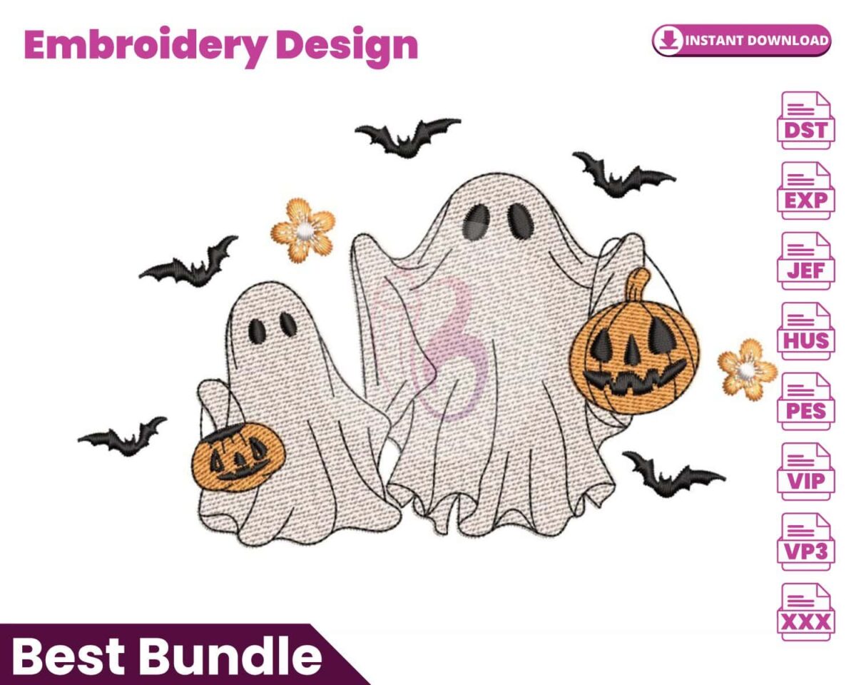 ghosts-embroidery-design