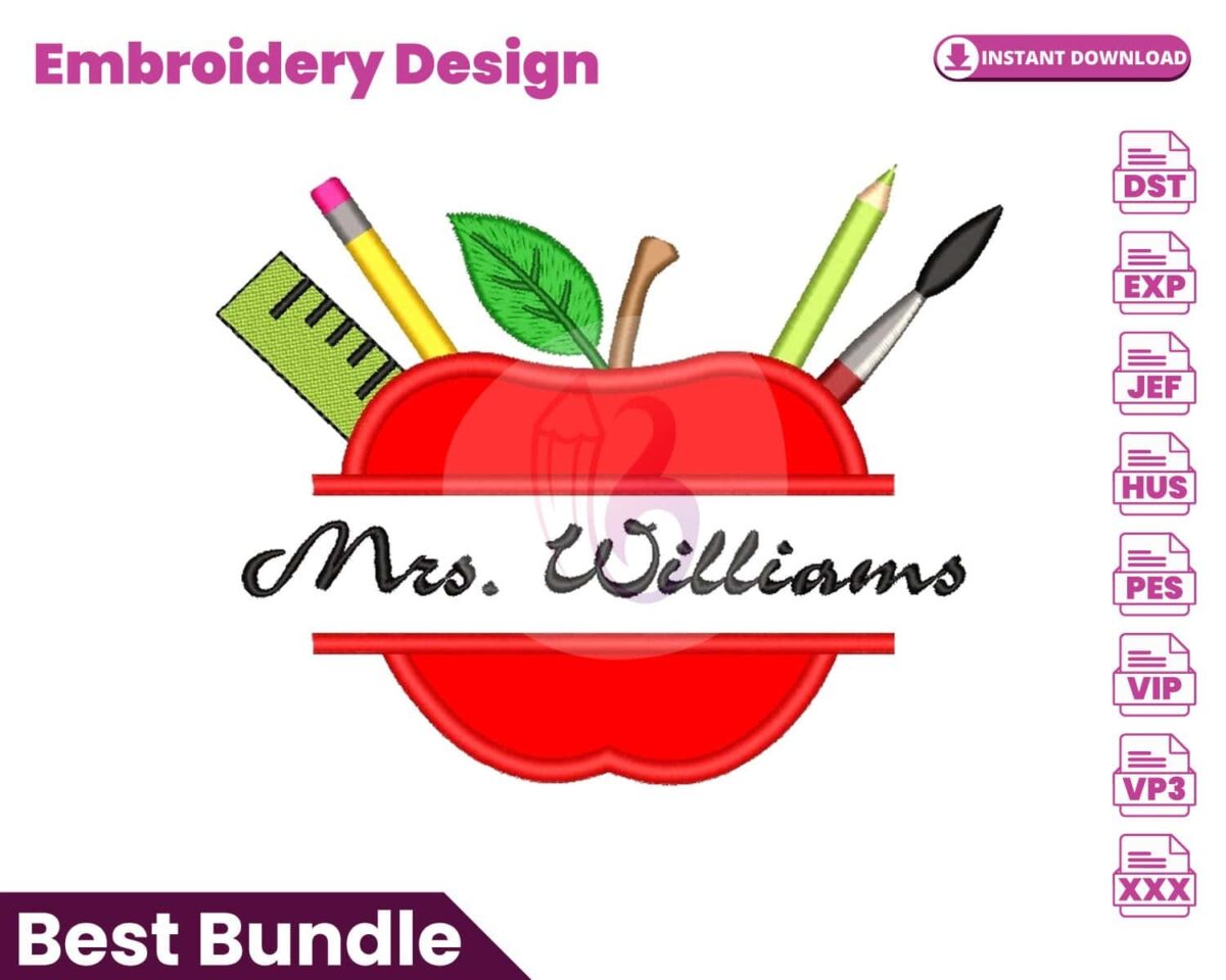 apple-applique-embroidery-design