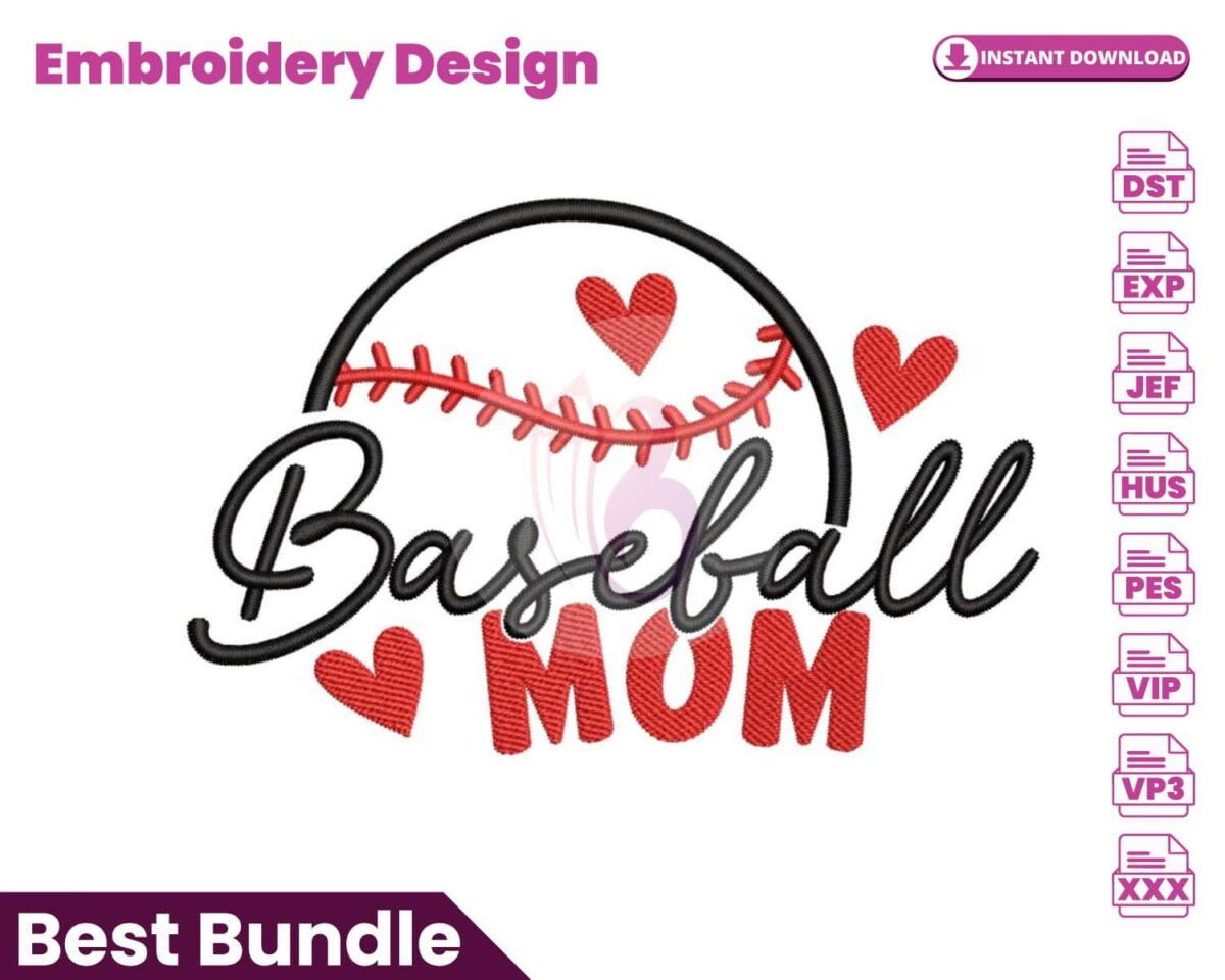 baseball-mom-embroidery-design