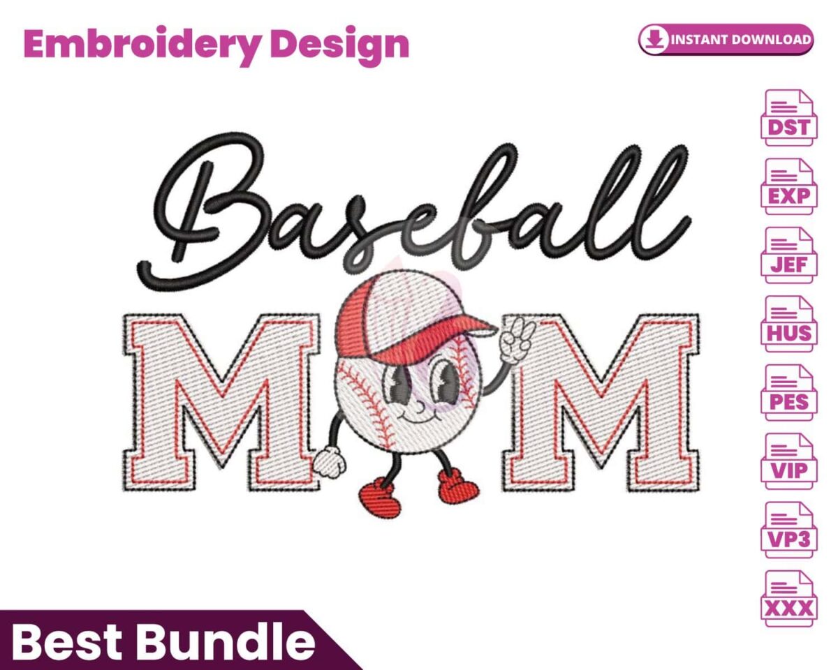 baseball-mom-embroidery-design