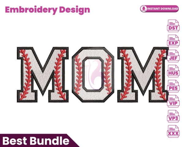 baseball-mom-embroidery-design