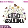 floral-great-grandma-embroidery-design