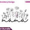 floral-mama-embroidery-design