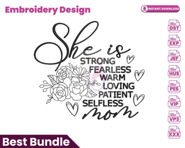 she-is-strong-mom-embroidery-design
