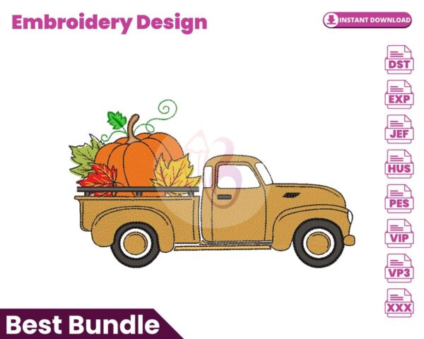autumn-truck-embroidery-design
