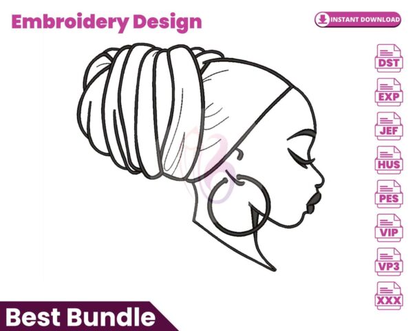 african-woman-embroidery-design