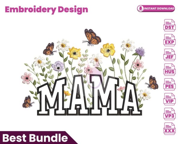 floral-mama-embroidery-design