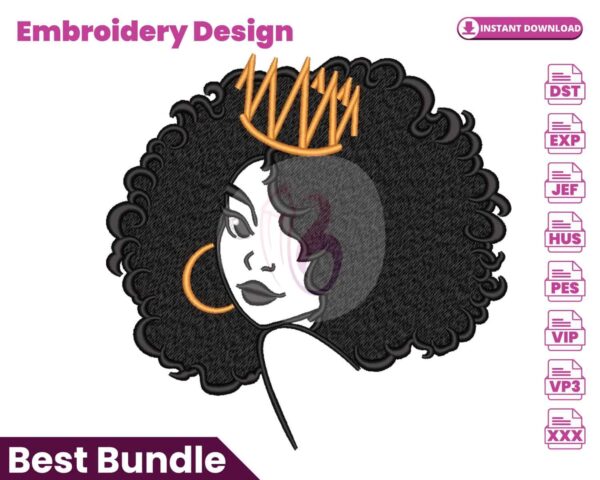 queen-embroidery-design