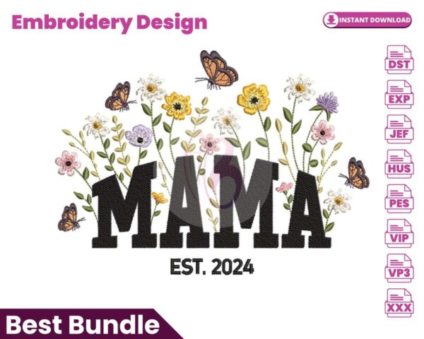 mama-flower-embroidery-design