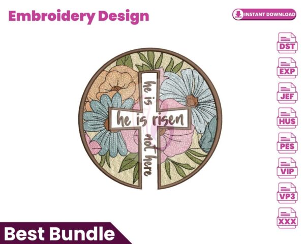 he-is-risen-embroidery-design