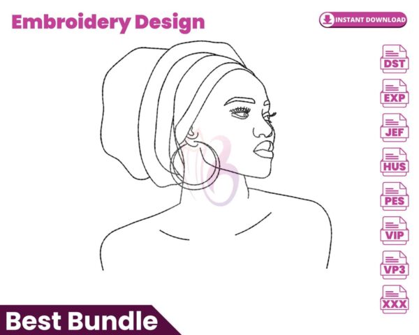 african-american-woman-embroidery-design