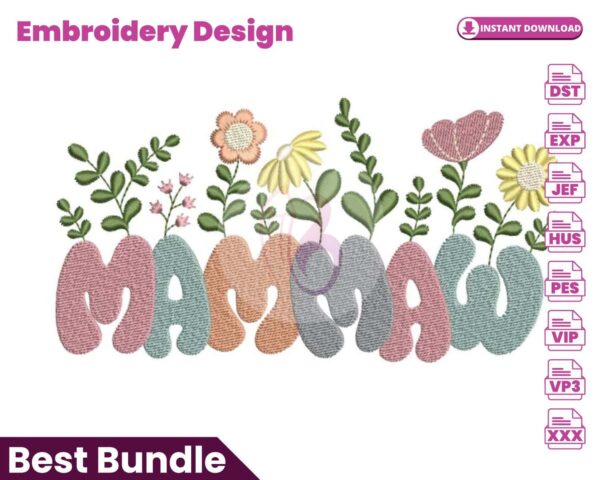 mammaw-flowers-embroidery-design