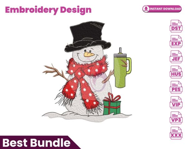 cute-snowman-with-cup-embroidery-design