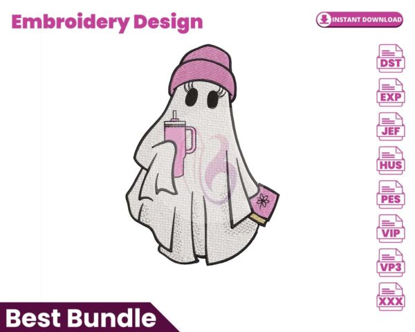 ghost-with-cup-embroidery-design