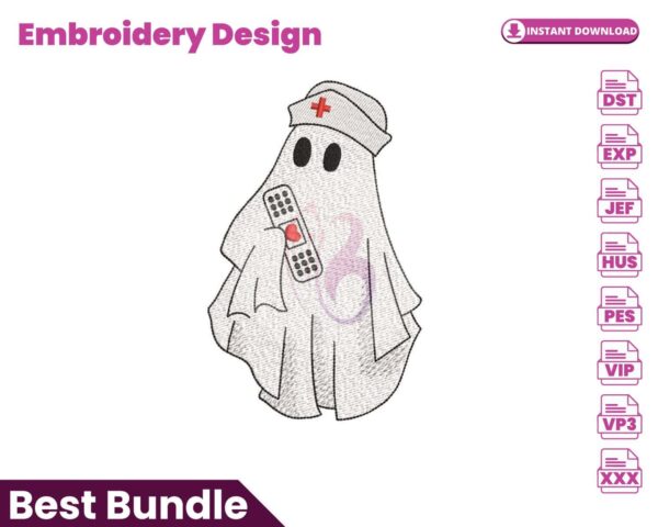 nurse-ghost-embroidery-design