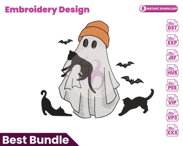 ghost-with-black-cats-embroidery-design