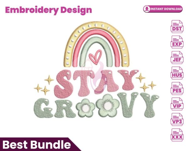 stay-groovy-embroidery-design