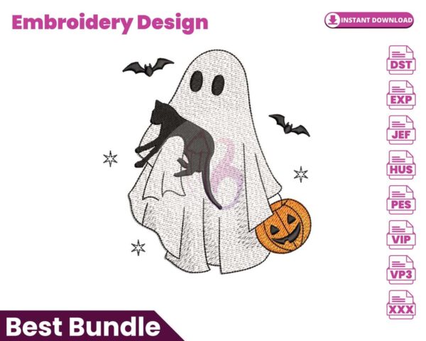 ghost-with-cat-embroidery-design