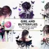 girl-and-butterflies-watercolor-clipart