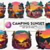 camping-sunset-watercolor-sublimation