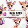 baby-deer-watercolor-sublimation-clipart