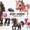 baby-horse-watercolor-sublimation