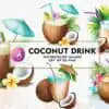 coconut-drink-watercolor-sublimation