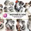 mother-and-son-art-sublimation-clipart