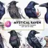 mystical-raven-sublimation-clipart