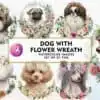 dog-flower-wreath-bundle-sublimation
