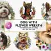 dog-flower-wreath-watercolor-sublimation