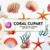 coral-watercolor-sublimation-clipart