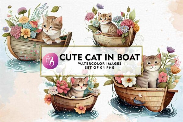 cute-cat-in-boat-watercolor-sublimation