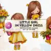 little-girl-in-yellow-dress-watercolor
