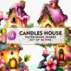 candle-house-watercolor-sublimation